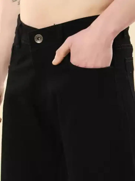 Worn Edge Black Denim - My Store