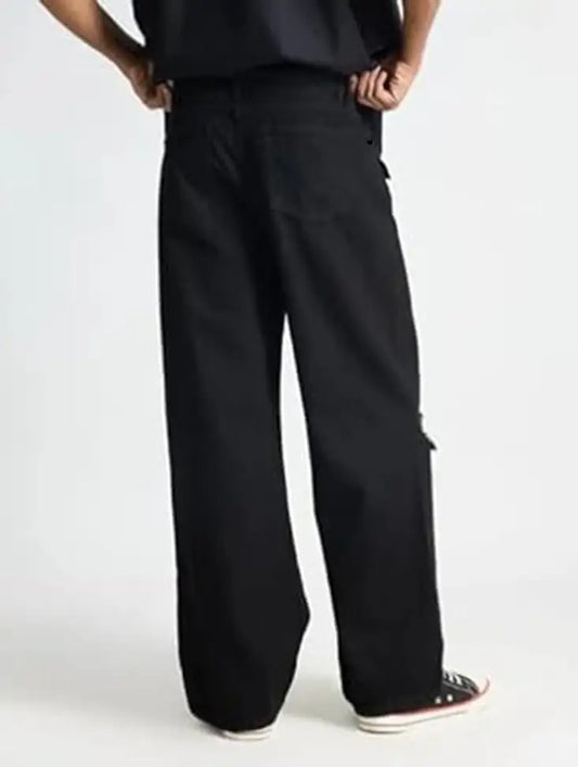 Worn Edge Black Denim
