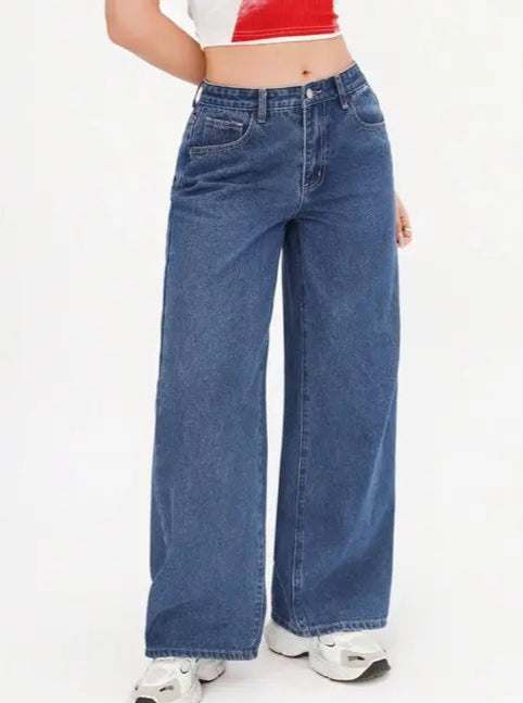 Aura Blue Flow Jeans - My Store