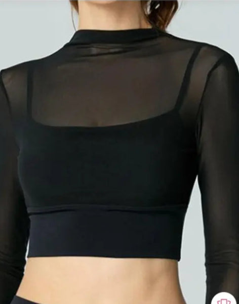 Noir Illusion Turtleneck - My Store