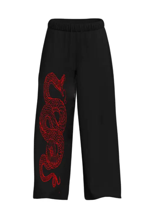 Crimson Serpent Joggers