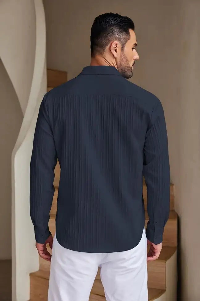 Aura Deep Indigo Shirt