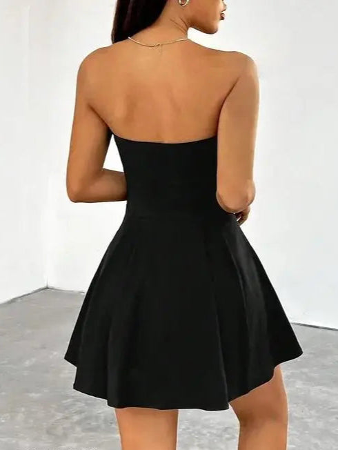 Midnight Flare Mini Dress