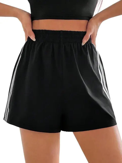 Classic Stripe Active Shorts - My Store