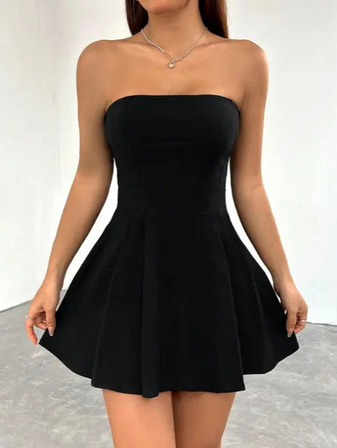 Midnight Flare Mini Dress
