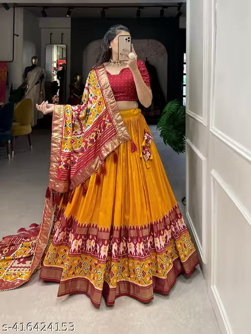 "Patola Paradise" Lehenga Choli - My Store