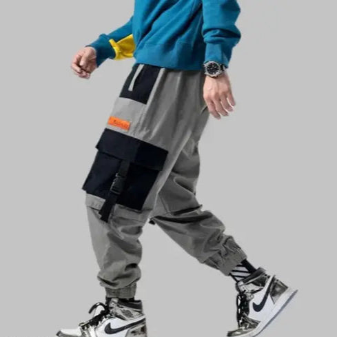 Men's Techwear Cargo Joggers