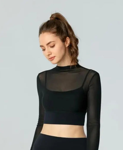 Noir Illusion Turtleneck - My Store