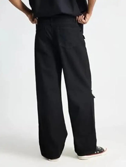 Worn Edge Black Denim - My Store