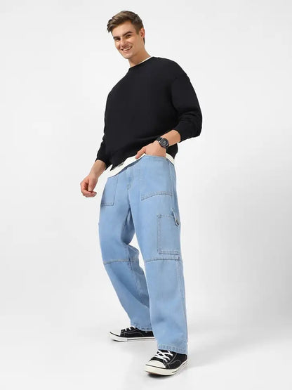 Skyway Wide Cargo Denim - My Store