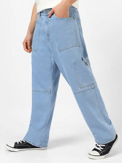 Skyway Wide Cargo Denim - My Store