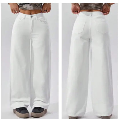Aura White Palazzo Denim - My Store
