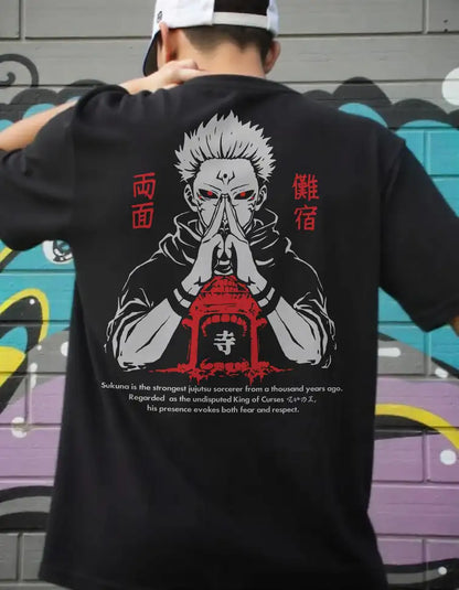 Ryomen Sukuna King of Curses Oversized Tee - My Store
