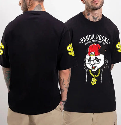 Panda Rocks Hip-Hop Tee - My Store
