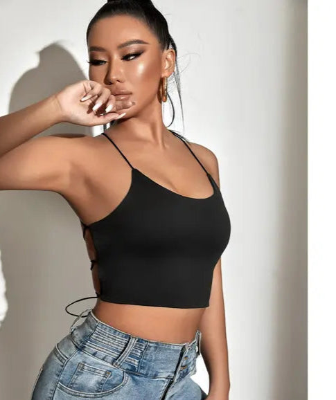 SwissVogue Noir Embrace Crop