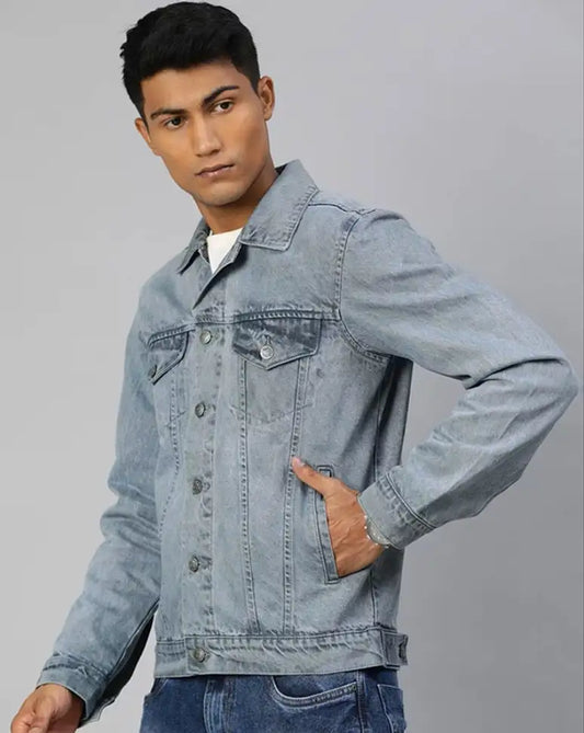 Classic Light Wash Trucker Denim Jacket - My Store