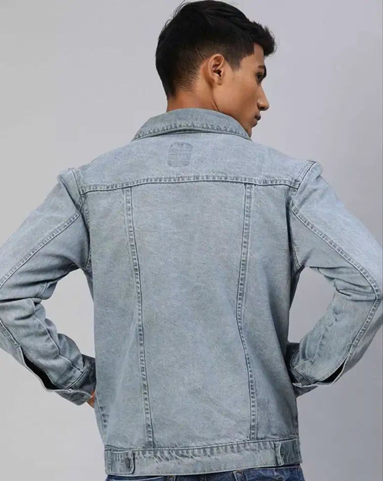 Classic Light Wash Trucker Denim Jacket - My Store