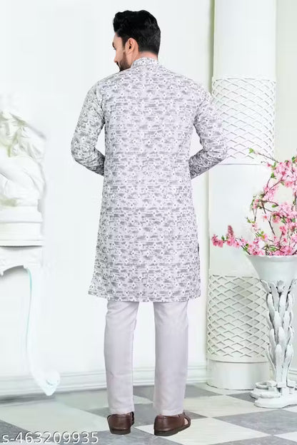 "Grey Matter" Modern Kurta - My Store