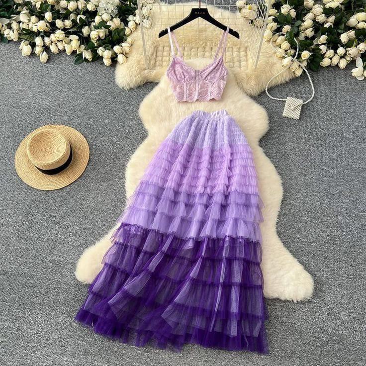 "Enchanted Garden" Two-Piece Set - My Store