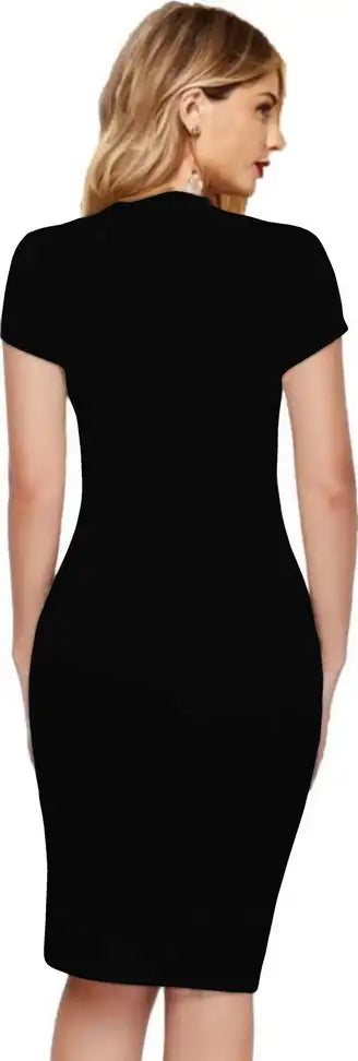 Noir Essential Bodycon Midi - My Store